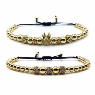 Set 2 Bratari Amunis Luxury 68 24K Gold Plated