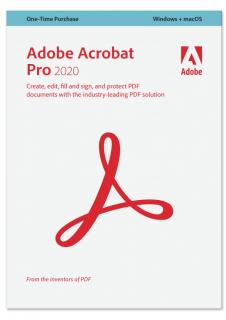 Adobe Acrobat Pro 2020 -licenta electronica - Windows Mac