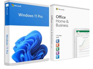 Pachet Business: Windows 11 Pro + Office 2019 Home and Business Win MAC licente electronice