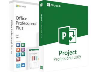 Pachet Office : Office2019Pro + Project Professional 2019 - licente electronice