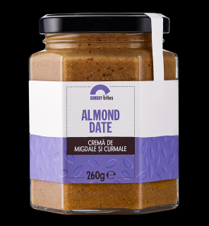 Almond date ,   Crema de migdale si curmale 260g