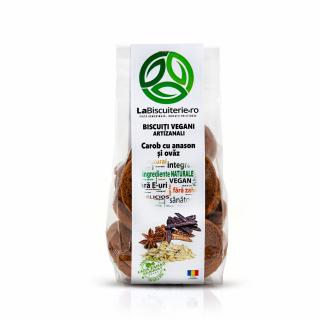 Biscuiti Vegani - Carob, Anason si Ovaz - FARA ZAHAR