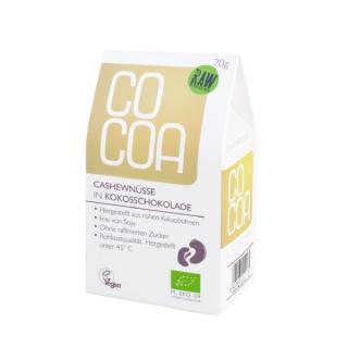 Caju in ciocolata raw-vegan cu nuca de cocos ECO 70 g