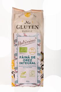 Faina integrala de orez fara gluten ECO 400 g