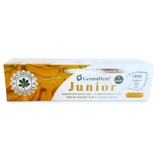 Pasta de dinti GennaDent Junior cu argila si banane 80ml