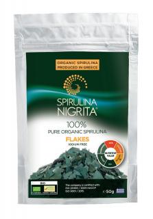 Spirulina Nigrita BIO, fulgi 50gr