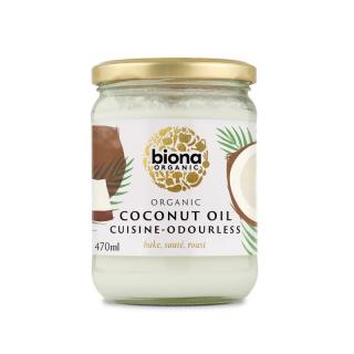 Ulei de cocos dezodorizat pt. gatit bio 470ml
