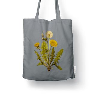 Traista Papadie,  bumbac reciclat gri melanj