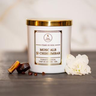 Mosc alb si chihlimbar   Premium Alb 600gr.