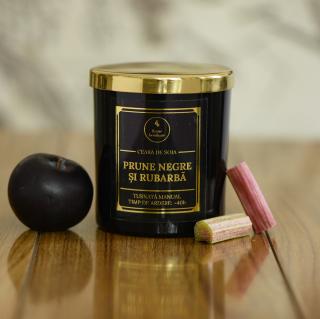 Prune negre si rubarba   Premium Negru 600gr.