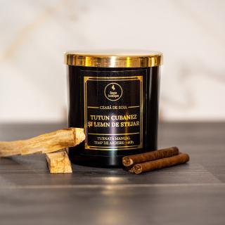 Tutun cubanez si lemn de stejar   Premium Negru 600gr.