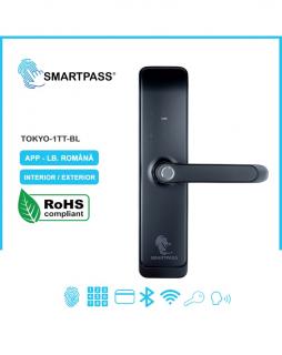 TOKYO  incuietoare smart cu amprenta, Bluetooth, WiFi, cod PIN, card RFID, cheie