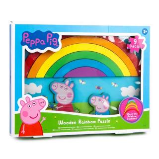 3D puzzle curcubeu din lemn curcubeu PEPPA PIG