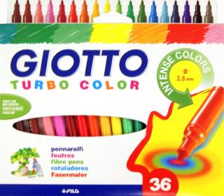 Carioci GIOTTO TURBO COLOR - 36 culori (Carioci)