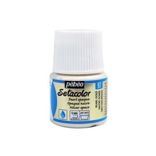 Culori pentru textile Pebeo Setacolor Opaque Pearl 45 ml