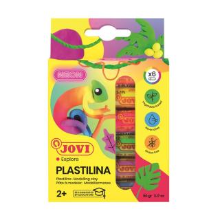 JOVI Nuanțe neon din plastilină 6 x 15 g