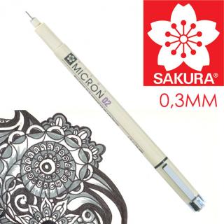 Marker pentru desen tehnic SAKURA Pigma Micron BLACK (marker)