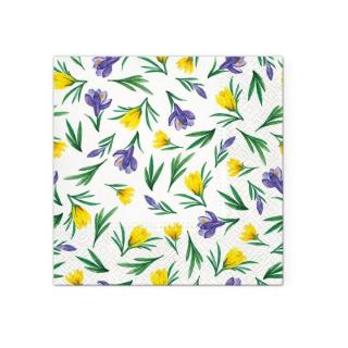 Șervețele decoupage - Spring Crocuses  - 1 buc