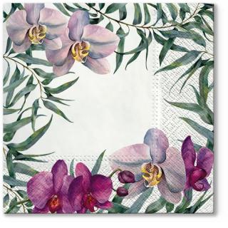 Șervețele pentru decoupage Elegant Orchid - 1 piesă