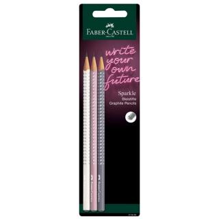 Set de creioane Faber-Castell Sparkle (set creioane grafit)