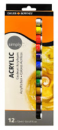 SMPL set culori acrilice 12x12ml (set culori acrilice)