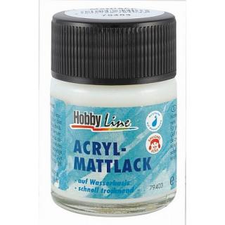 Vernis acrilic mat  50 / 275 ml pe bază de apă Hobby Line