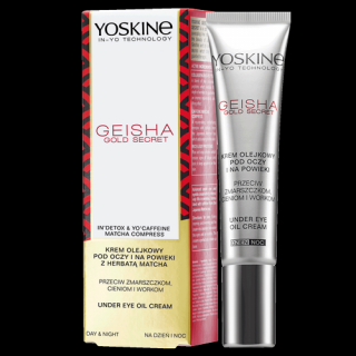 Crema antirid si anticearcane pentru zona ochilor, de zi si de noapte - YOSKINE GEISHA GOLD SECRET