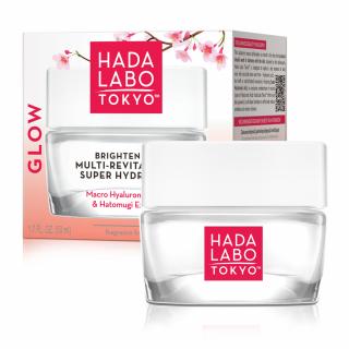 Hidrogel pentru fata multi-revitalizant iluminator pentru zi si noapte, HADA LABO TOKYO GLOW