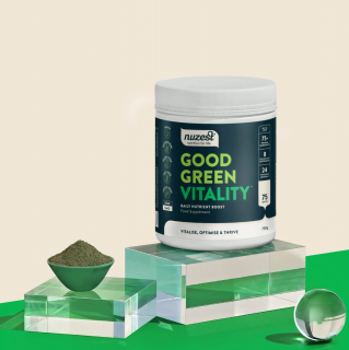 Good Green Vitality, Shake Proteic cu Multivitamine si Superalimente, 300g