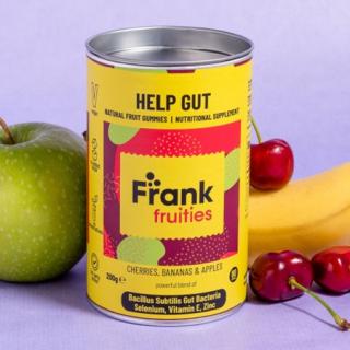Help Gut ,   Jeleuri din fructe (Cirese, Banane si Mar) fortificate cu Probiotice ,   200 g   (80 jeleuri)