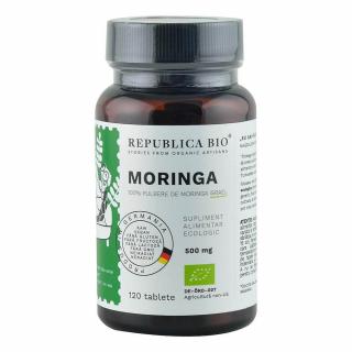 Moringa Ecologica din Israel (500 mg) Republica BIO, 120 tablete