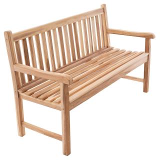 Banca gradina din lem de TEAK - 150cm, 3 locuri - lucrata manual