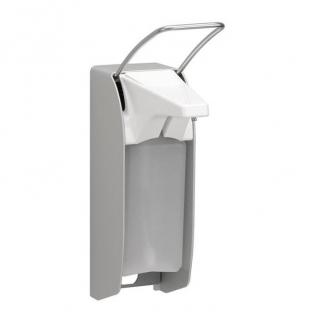 Dispenser sapun AMPRI  din aluminiu - cu clapa scurta inox - pentru 500ml