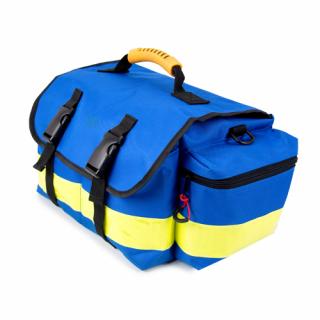 Geanta ambulanta YELLOW SMALL BLUE - 37x21x27 cm - interior modular - din poliester