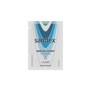 Gel antibacterian instant SANITEX SACHET 70 % alcool- 1.5 ml - plic aluminiu