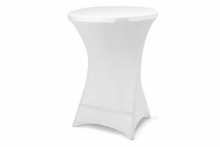 Husa pentru masa pliabila BISTRO - culoare alb - 80x80x110 cm