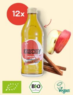 KOMBUCHERY bautura nepasteurizata bio-vegan kombucha - 330 ml - Spiced Apple