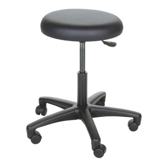 Scaun medic TRAG-STOOL - rotativ 360 grade - reglare inaltime - culoare alb - 5 role