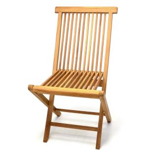 Scaun pentru terasa din lemn de TEAK - pliabil 46 x 89 x 62cm