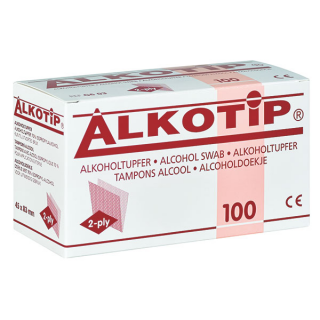 Servetele alcool ALKOTIP PROTECT 6x3 cm - plic igienic