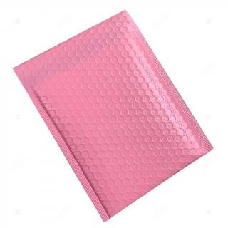 Plic antisoc cu bule, roz, termoizolant, antisoc, 230 x 180 + 40mm