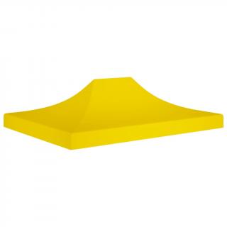 Acoperis pentru cort de petrecere, galben, 270 g m  ², 4,5x3