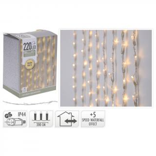 Ambiance Perdea de lumina cu 220 LED-uri