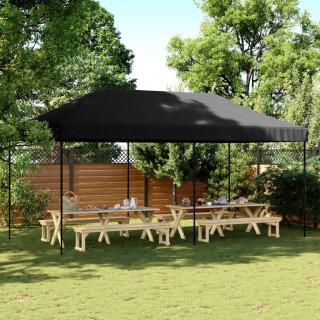 Cort de petrecere pliabil Pop-Up, 580x292x315 cm, negru