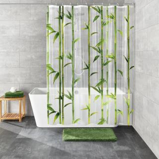 Kleine Wolke Perdea de dus , zBamboo,  , 180x200 cm, verde