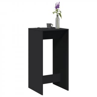 Masa bar, negru, 51x50x103,5 cm, lemn prelucrat