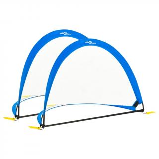 Porti fotbal copii 2 buc. geanta depozitare 183x117,5x120,5 cm