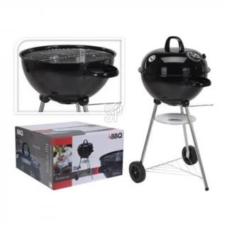 ProGarden Gratar cilindric BBQ, negru