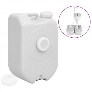 Rezervor de apa portabil cu adaptor, gri, 24 L