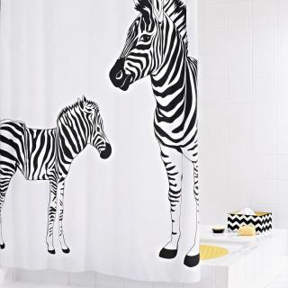 RIDDER Perdea de dus Zebra, 180 x 200 cm